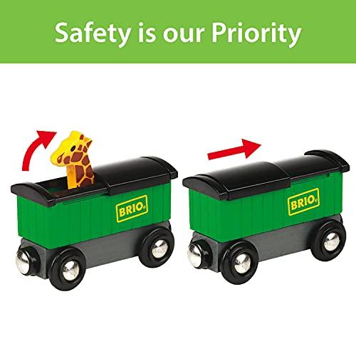 BRIO (ブリオ) WORLD サファリトレイン [3両編成] 対象年齢 3歳~ (電車