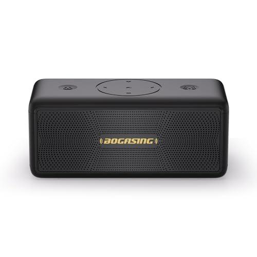 BOGASING M5 Bluetoothスピーカー ポータブル ワイヤレス 360度