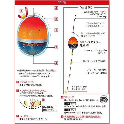DUEL(デュエル) フカセウキ TGピースマスター 遠投 L B PG 自重:13.8g