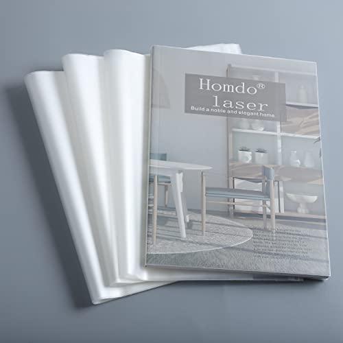 homdolaser ブックカバー 透明 A5用 教科書カバー 軟質素材 10枚入れ
