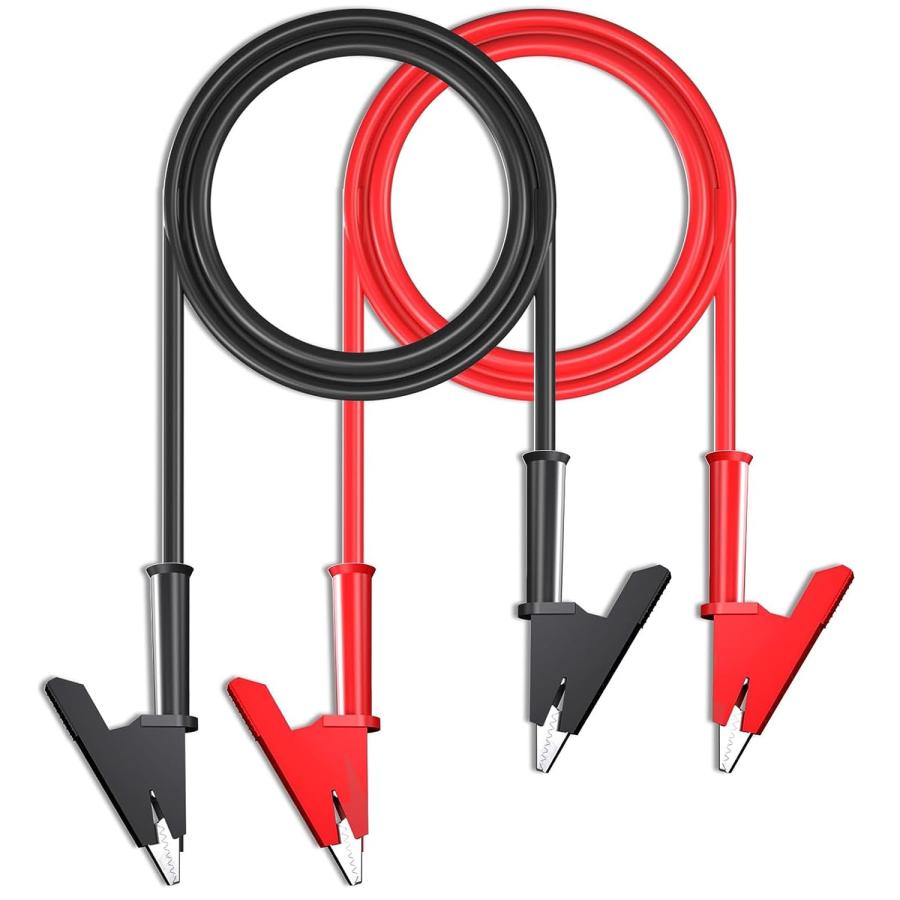 Kiligen ワニ口クリップ電気テストリードセット、15A ジャンパー