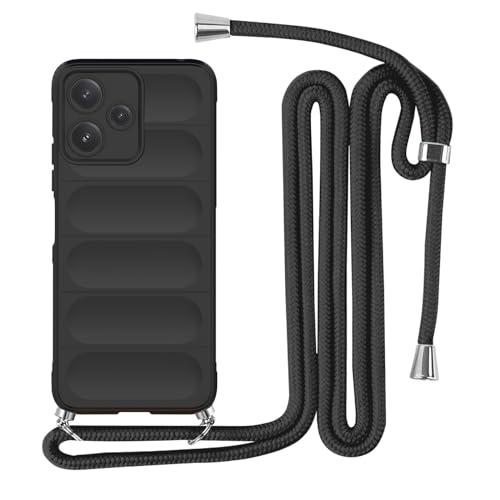 Redmi 12 5G ケース ネックストラップ 耐衝撃 肩掛け 斜めかけ 首掛け