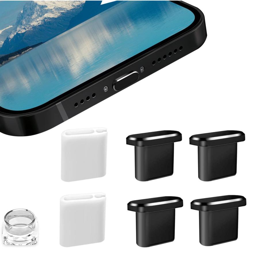 Apple iPhone 15 pro 256GB充電ケーブル　カバー VIWIEU iPhone 15/15 Plus/15 Pro/15 Pro Max 専用 USB C キャップ