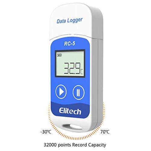 Elitech RC-5 USB温度データーロガー 温度記録計 データ