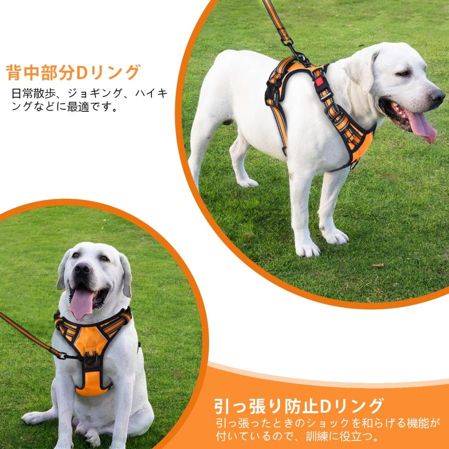 2024最新型犬ハーネス]BaoCheng 犬用胴輪 小型犬/中型犬/大型犬