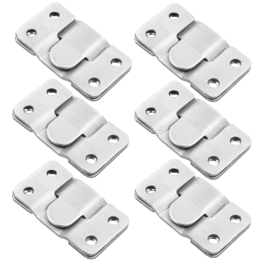 5WYOUKE ブラケット金具 額縁吊金具 6組セット （53*30mm