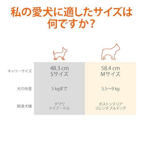ベーシック ペットキャリー ダブルドア 小型犬・猫用 9kgまで Mサイズ