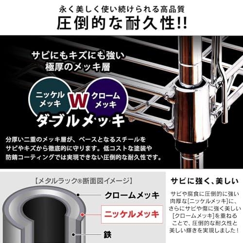 【数量限定】アイリスオーヤマ メタルラック 本体 キャスター付 幅91×奥行46 アイリスオーヤマ メタルラック 本体 キャスター付 幅91×奥行46×高さ