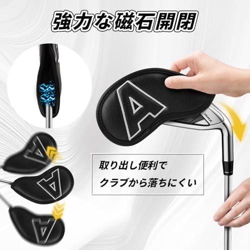 【在庫処分】ゴルフアイアンカバー マグネット ウェッジカバー クラブヘッドカバー Amazon.co.jp: ゴルフアイアンカバー マグネット ウェッジカバー