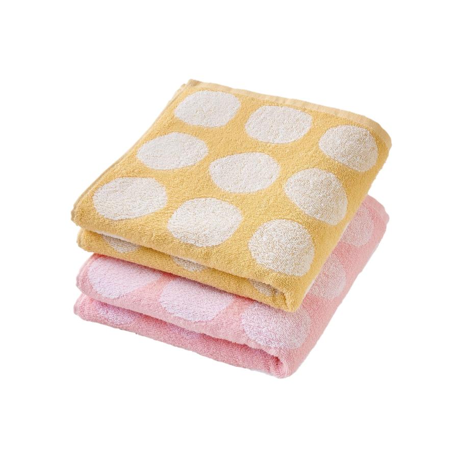 コスギゼン(Kosugizen) ミニバスタオル スマイルドット 50×100cm