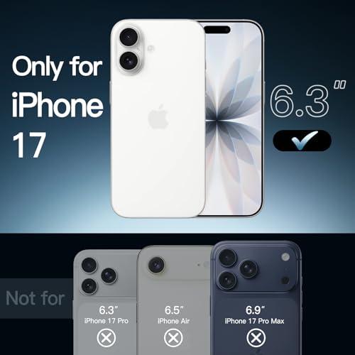 JETech iPhone 17 6.3インチ用 マグネット ケース MagSafeに対応 衝撃