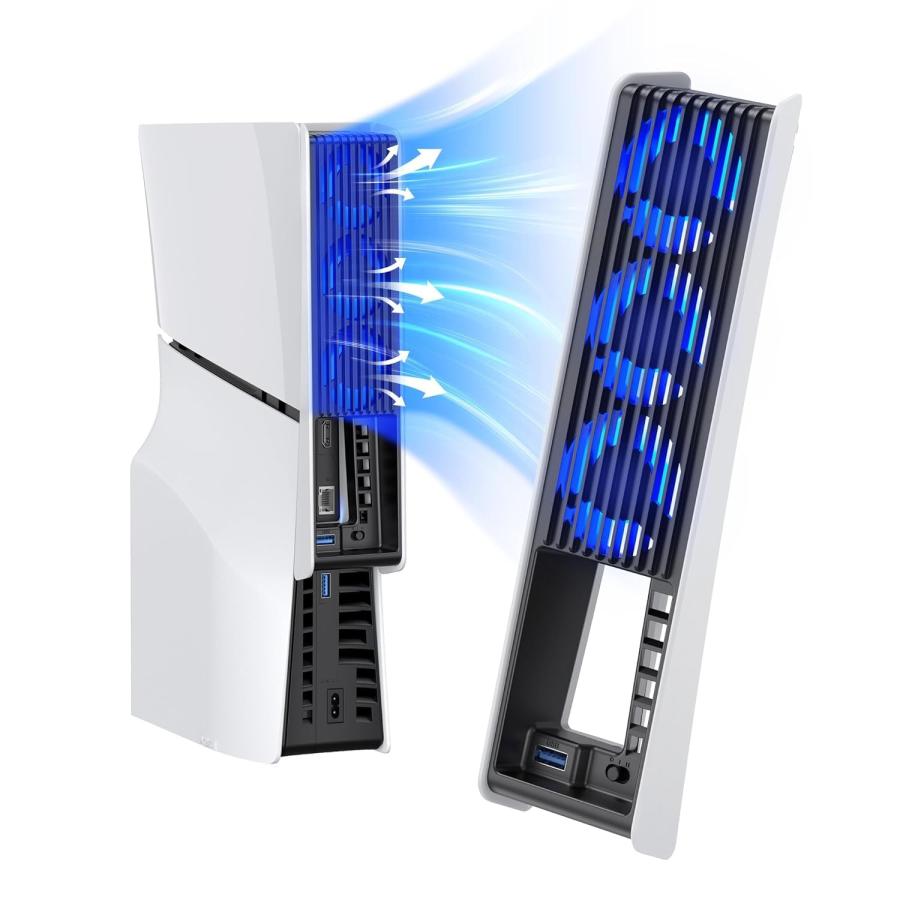 新型 PS5 Slim用 冷却ファン KIWIHOME PS5スリム用 自動温度検出 新型 PS5 Slim用 冷却ファン KIWIHOME PS5スリム用 自動温度検出