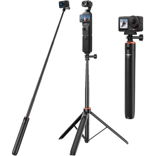 DJI Osmo Pocket 4/3用 三脚/自撮り棒/一脚兼用 136cm延長ポール