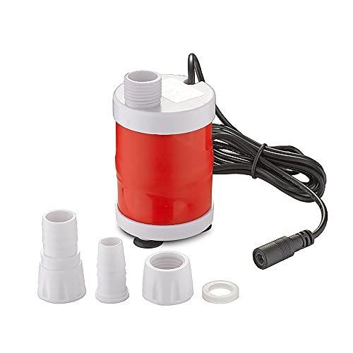 新着セール Tencen 水中ポンプ 小型 バスポンプ 排水ポンプ 12v 高揚程6m 排水量700l H 海水対応 静音 電動 水やり 釣り 水槽 の給排水