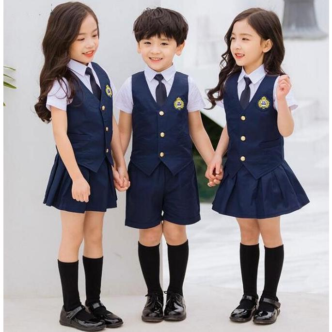 キッズ子供服 ジュニア 幼稚園制服 上下セットアップ 男の子シャツ パンツ ベスト 女の子シャツ ベスト スカート 発表会舞台演出服 二枚送料無料 D84 A S K 通販 Yahoo ショッピング
