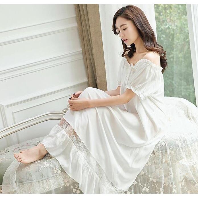 レディース パジャマ ルームウェア ワンピース 宮廷風天使風 寝巻き プリンセス ネグリジェ 可愛い セクシー ゆったり 妊娠さんも 二枚送料無料 F40 A S K 通販 Yahoo ショッピング
