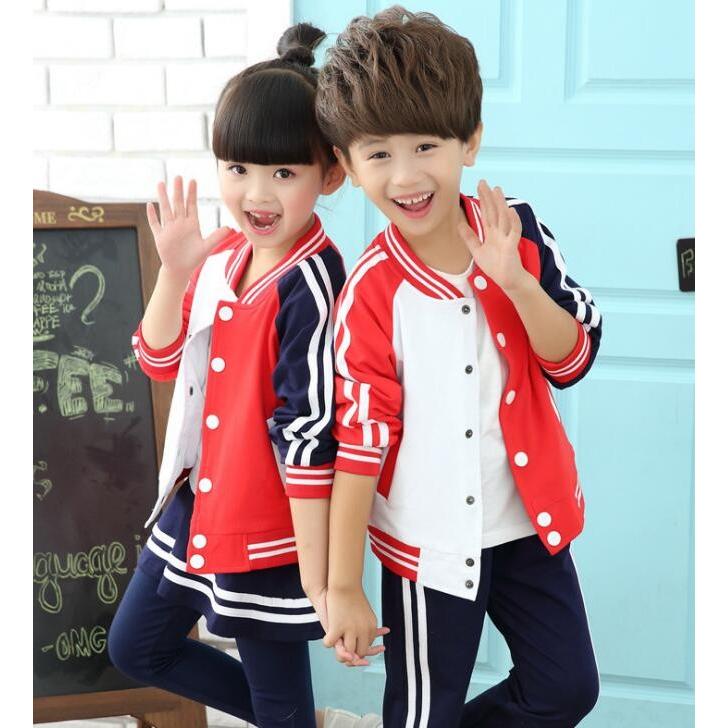 キッズ子供服 ジュニア スタジャン 上下セットアップ ジャケット パンツ2点セット 売れ筋がひ新作 男女兼用 二枚送料無料 幼稚園園服 運動会 学園祭文化祭