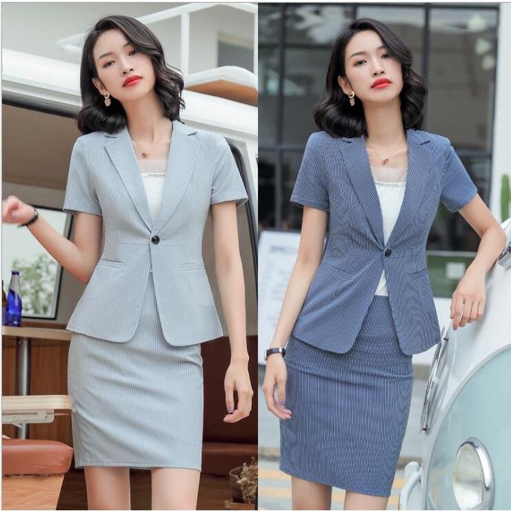 レディース スーツセットアップ 春夏 ジャケット スカート キャミソール リクルート スリム ストライプ フォーマル 通勤 2枚送料無料 Ppid Mukomukokab Go Id