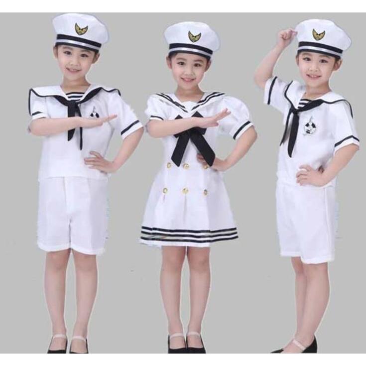 コスプレ衣装 キッズ子供 セ ラー服 制服 海軍服 ワンピース 半袖スーツ セットアップ 女の子 男の子 舞台ステージ衣装 発表会合唱 ダンス衣装 二枚送料無料 Ly10 A S K 通販 Yahoo ショッピング