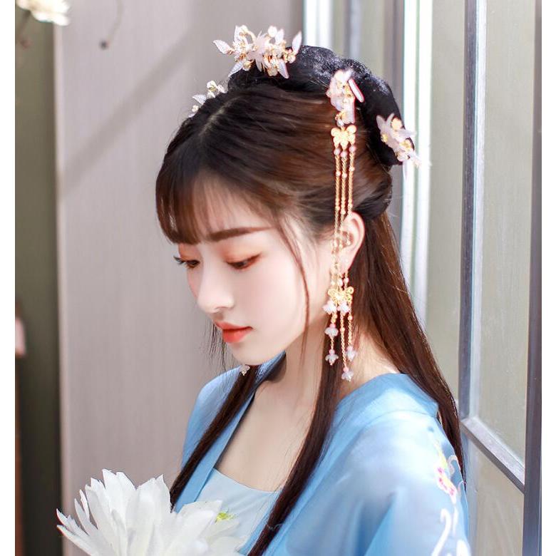 ヘアアクセサリー コスプレ道具 唐装漢服 古典美人 髪飾り フリンジかんざし イヤリング チャイナ風 舞台演出小物グッズ 写真撮影 イベント学園祭文化祭 S43 A S K 通販 Yahoo ショッピング