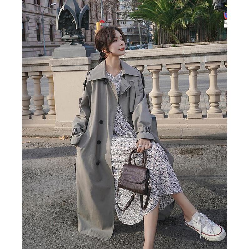 トレンチコート ジャケット レディースファッション ロング丈 秋冬 チェスターコート イギリス風 Ol通勤 ゆったり カジュアルウェア 2枚送料無料 U46 A S K 通販 Yahoo ショッピング