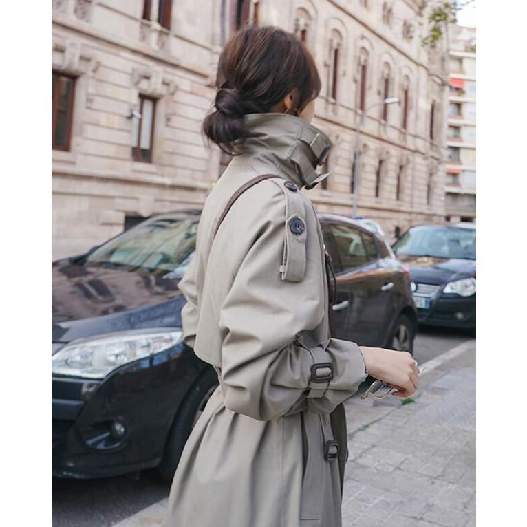 トレンチコート ジャケット レディースファッション ロング丈 秋冬 チェスターコート イギリス風 Ol通勤 ゆったり カジュアルウェア 2枚送料無料 U46 A S K 通販 Yahoo ショッピング