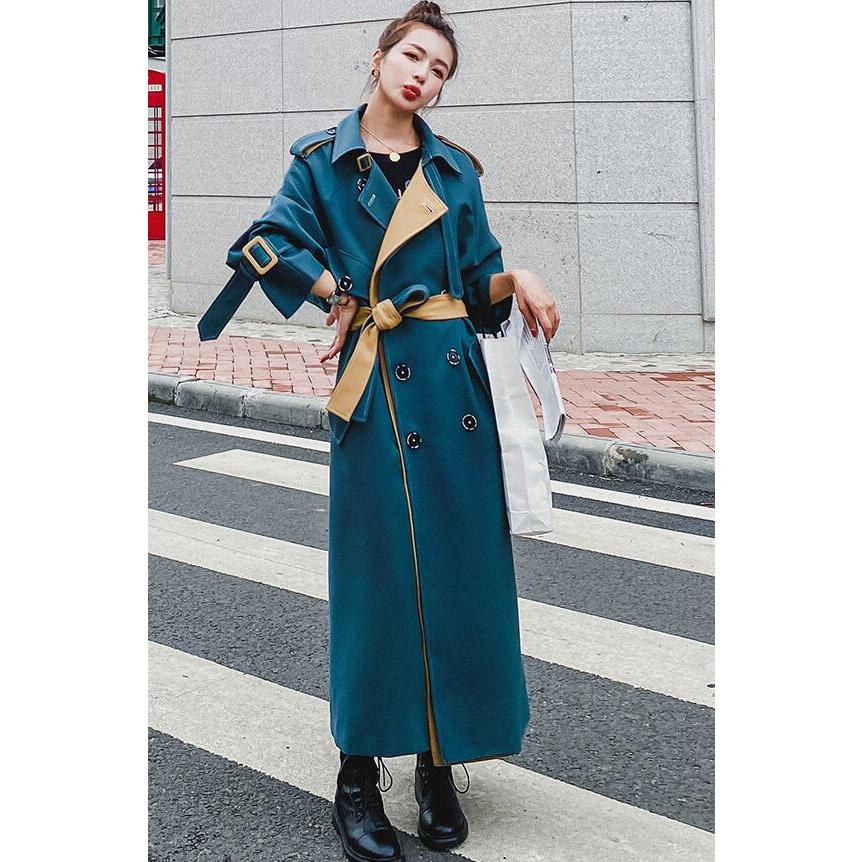 完璧 レディースファッション トレンチコート ジャケット ロング丈 秋冬 チェスターコート イギリス風 カジュアル 体型カバー Ol通勤 ゆったり 2枚送料無料 Site Starbrasil Com Br