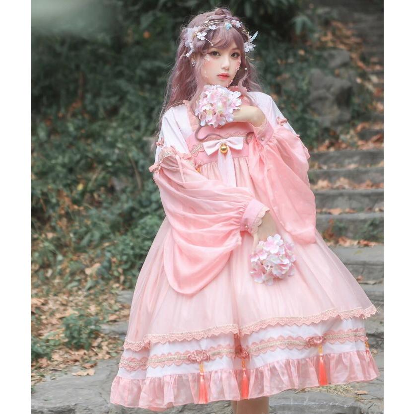 コスプレ衣装 Opワンピース 二次元ドレス ハロウィーン ロリータ服 コスチューム チャイナ風 唐装漢服 美少女 Lolita かわいい リボン 2枚送料無料 V10 A S K 通販 Yahoo ショッピング