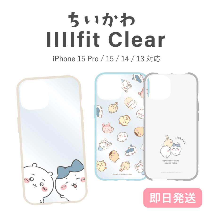 ちいかわ IIIIfit Clear iPhone15 / 14 13 対応 ケース ハチワレ ちいかわ IIIIfit Clear iPhone15 / 14 13 対応 ケース ハチワレ