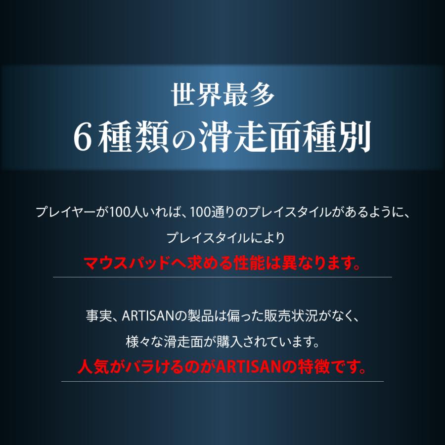 ゲーミングマウスパッド ARTISAN NINJA FX ヒエン (Sサイズ) 飛燕