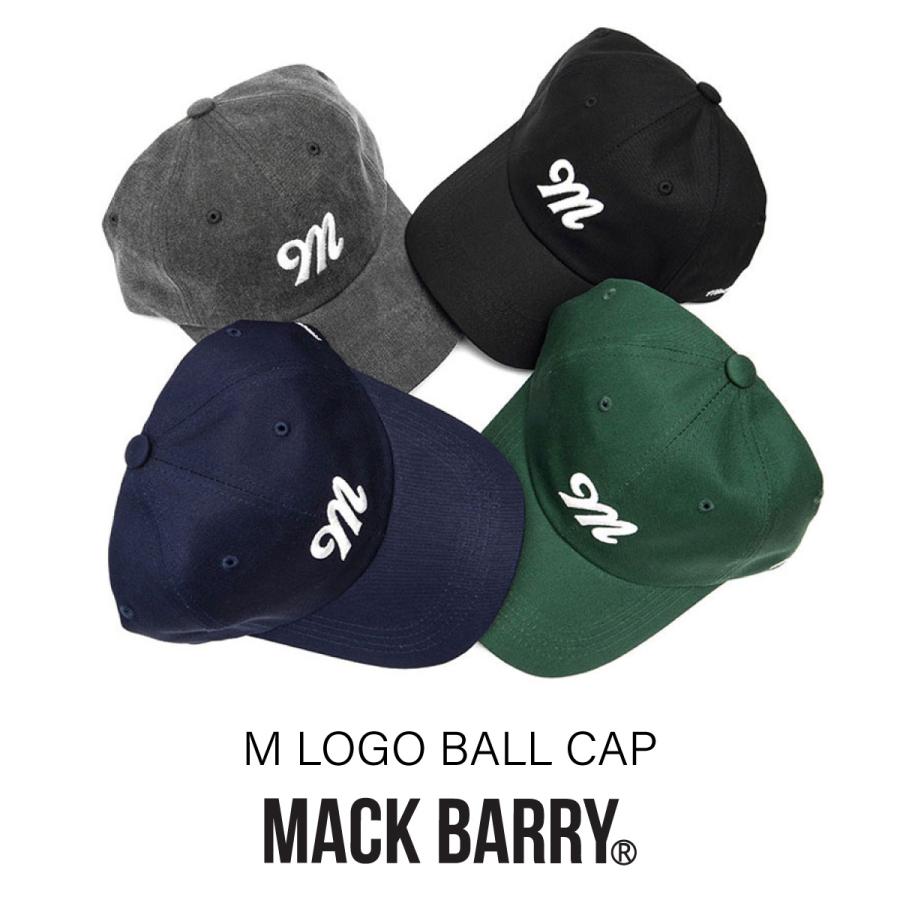 30％OFF】BTS着用 MACK BARRY M LOGO BALL CAP マクバリー キャップ