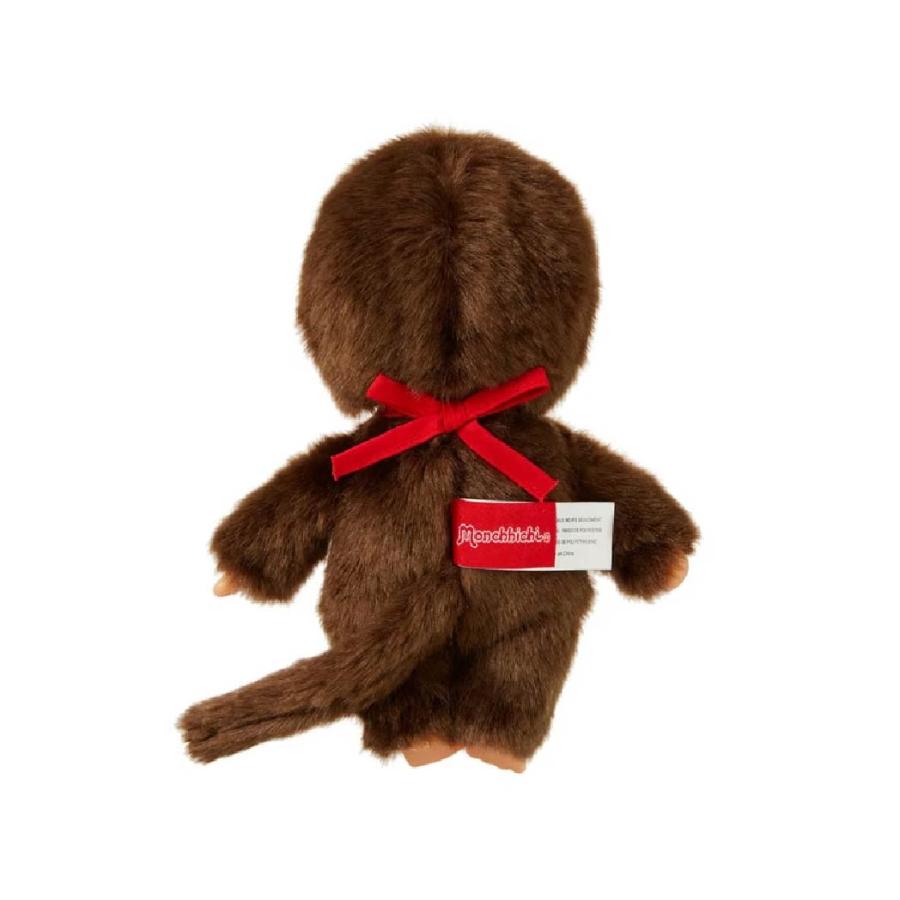 茶色のぬいぐるみ 赤い目　チーキー セキグチ モンチッチ プレミアムスタンダード ぬいぐるみ S ブラウン