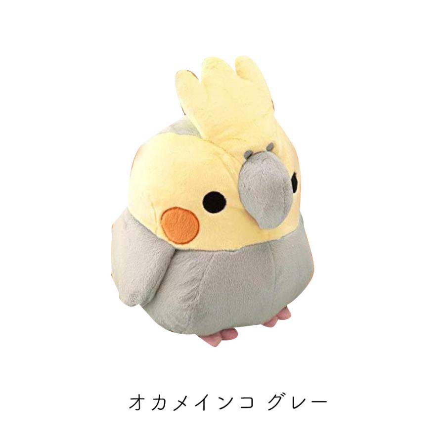 オカメインコ ぬいぐるみ fluffies ぬいぐるみ(S) オカメインコ/インコBL/ インコGR