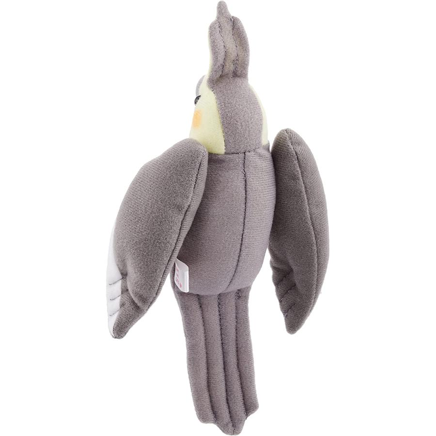 オカメインコ ノーマル 吸盤付き グレー ぬいぐるみ TST