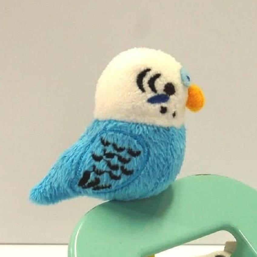 cocorita セキセイインコ MG WHITE/BLUE ぬいぐるみマグネット 磁石