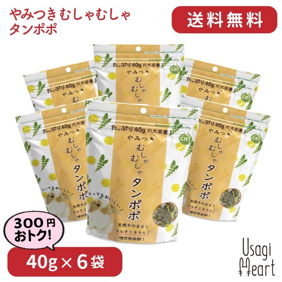 やみつき むしゃむしゃタンポポ 40g×6袋 カワイ おやつ うさぎのおやつ
