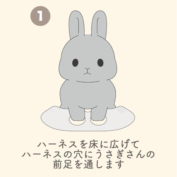 うさぎさんのうさんぽハーネス Mサイズ : A-style Yahoo!Shop - 通販