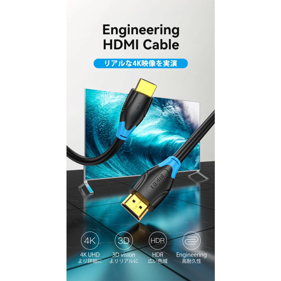 ★win10Qosmio★フルHD★HDMI★PS4対応★D710★1000G VENTION VENTION HDMIケーブル 10m 4K対応 HDCP対応 PC プロジェクター