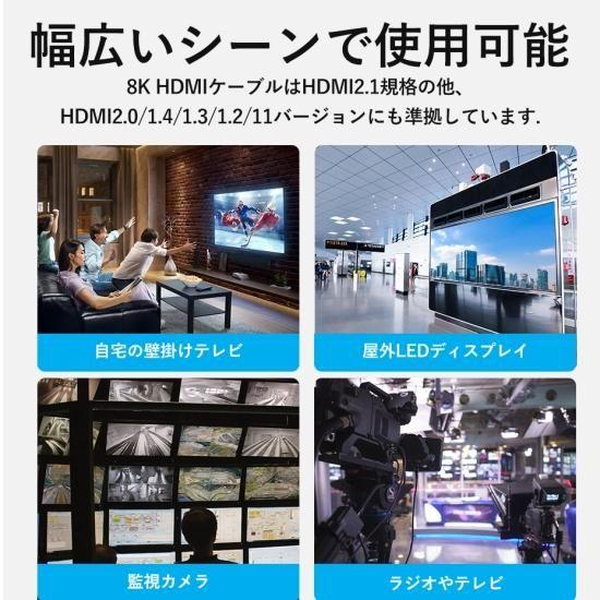 オプティカルHDMI2.1 Male to Male HDケーブル 20m VENTION 8K対応 Black 亜鉛合金タイプ HDCP対応 ALB_12