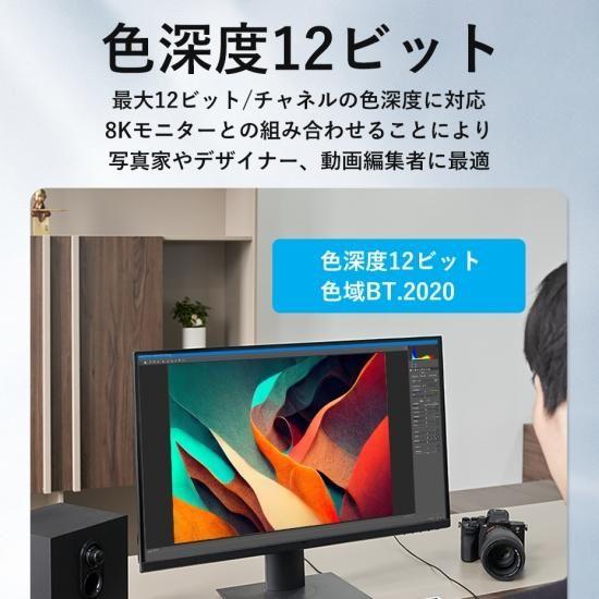 オプティカルHDMI2.1 Male to Male HDケーブル 20m VENTION 8K対応 Black 亜鉛合金タイプ HDCP対応 ALB_9