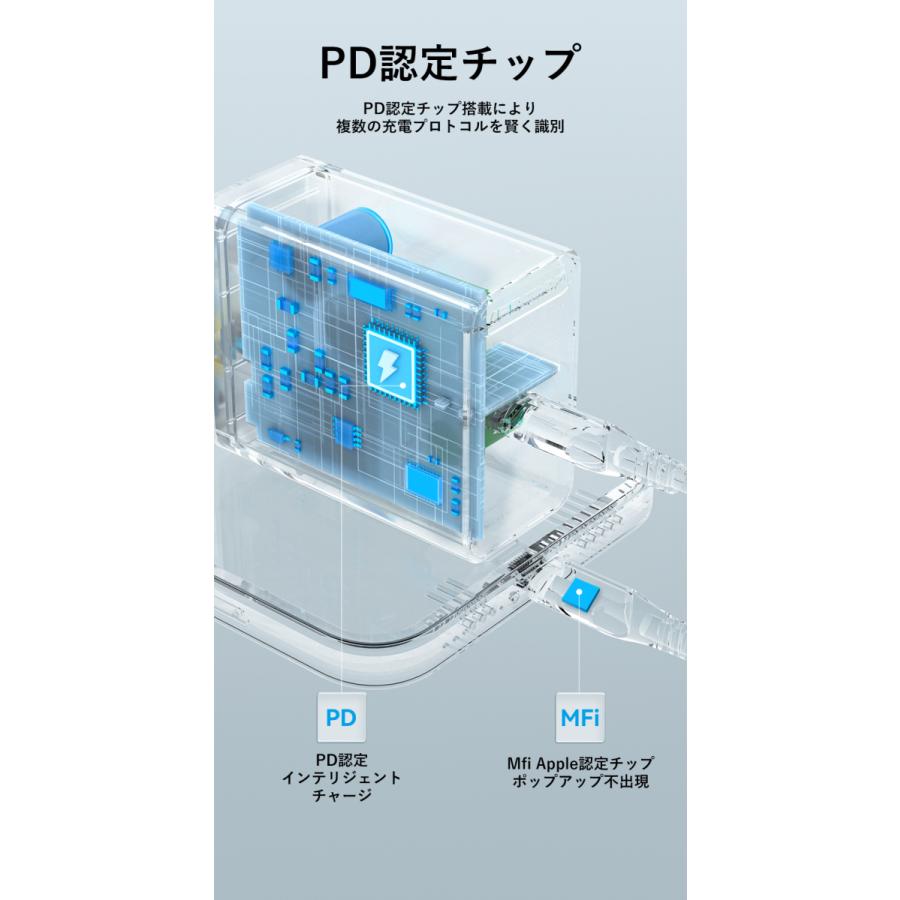 VENTION usb c pd 充電器 急速充電器 Type-C 携帯充電器 PD 20W充電器  充電アダプター タイプc usbc タイプc コンセント スマホ充電器 acアダプター 低温｜a-stylecoltd｜05