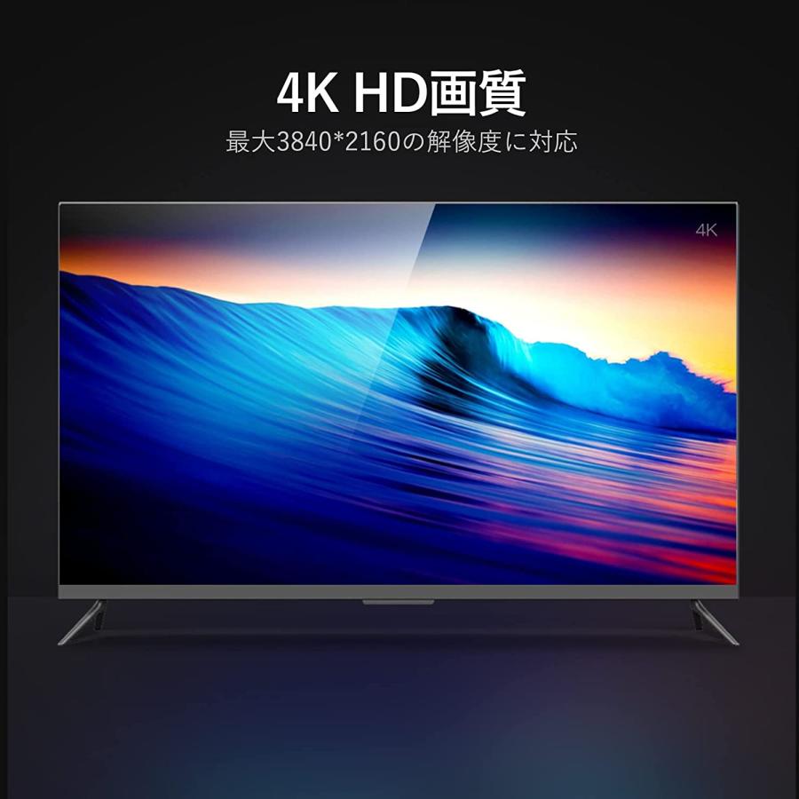 VENTION HDMI延長ケーブル HDMI Aオス、HDMI Aメス HDMIポートを延長 ブラック パソコン/テレビ/モニター/ ゲーム 等に対応 (1m / VAA-B06-B100)｜a-stylecoltd｜04