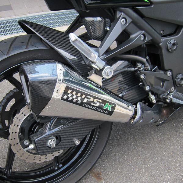 PS-Kオリジナルスリップオンマフラー Ninja250R 08-12用 |  | 01