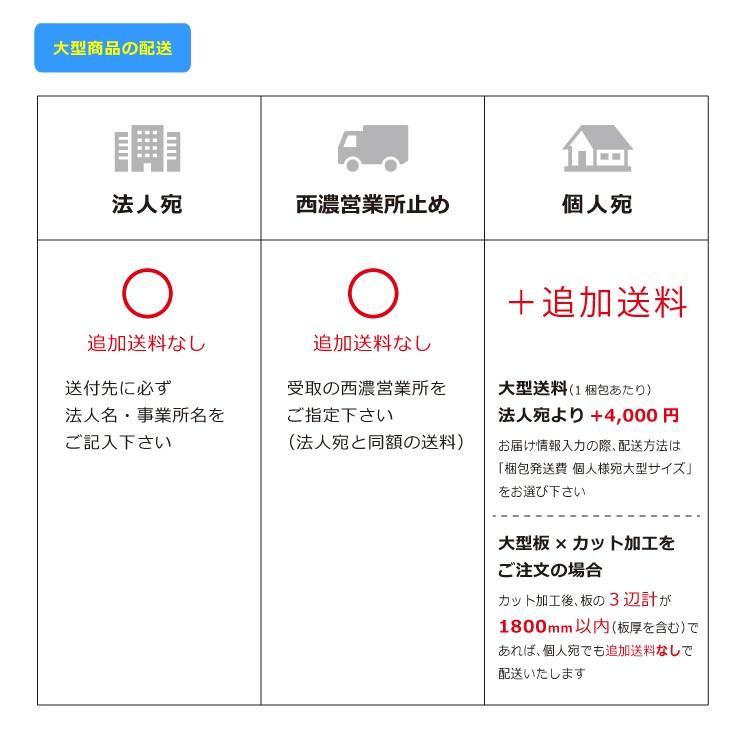 アクリル板 ブラウンスモーク 3mm　w 横 1120 × h 縦 1380mm　クリアー 1382　大型サイズ　法人宛・個人宛で送料が異なります｜a-to-d｜04