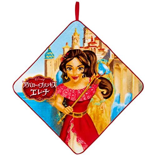 丸眞 ループ付きタオル アバローのプリンセス エレナ 約33×33cm アバロー王国 綿100% 女の子 ループタオル 幼稚園 保育園 2065005000