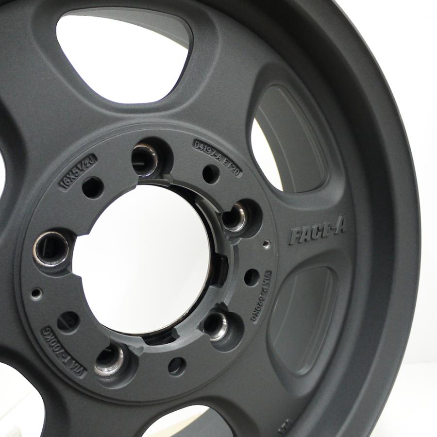 裏履きOK!? ジムニー専用【4本】GRAVELIC TFS-02 16x5.5J +20(A)/-52(B) 5H/PCD139.7 サンドブラックの画像