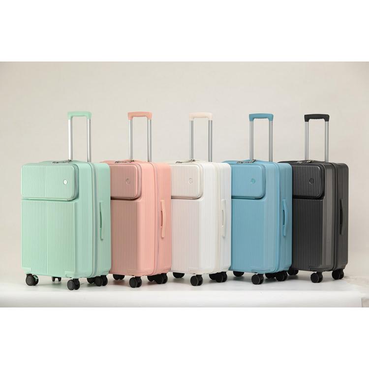 【お得価格】キャリーケース スーツケース フロントオープン 2泊3日 Sサイズ Lサイズ】フロントオープンスーツケース キャリーケース 旅行