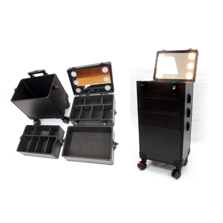 4段 ツールボックス 訪問美容師 出張美容師 必需品 LEDライト 女優