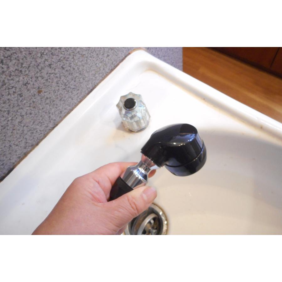 美容室シャワーヘッド用 マイクロファインバブル アダプター 通常シャワーヘッド用 ミクロの泡 マイクロバブル ナノバブル 美容 理容 洗髪 シャンプー |  | 03