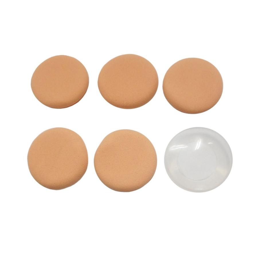 交換パフ オートパフ 振動パフ 電動パフ ファンデーション ミラクルパフ リフィル 交換パフ5個＋シリコンパフ1個 | 